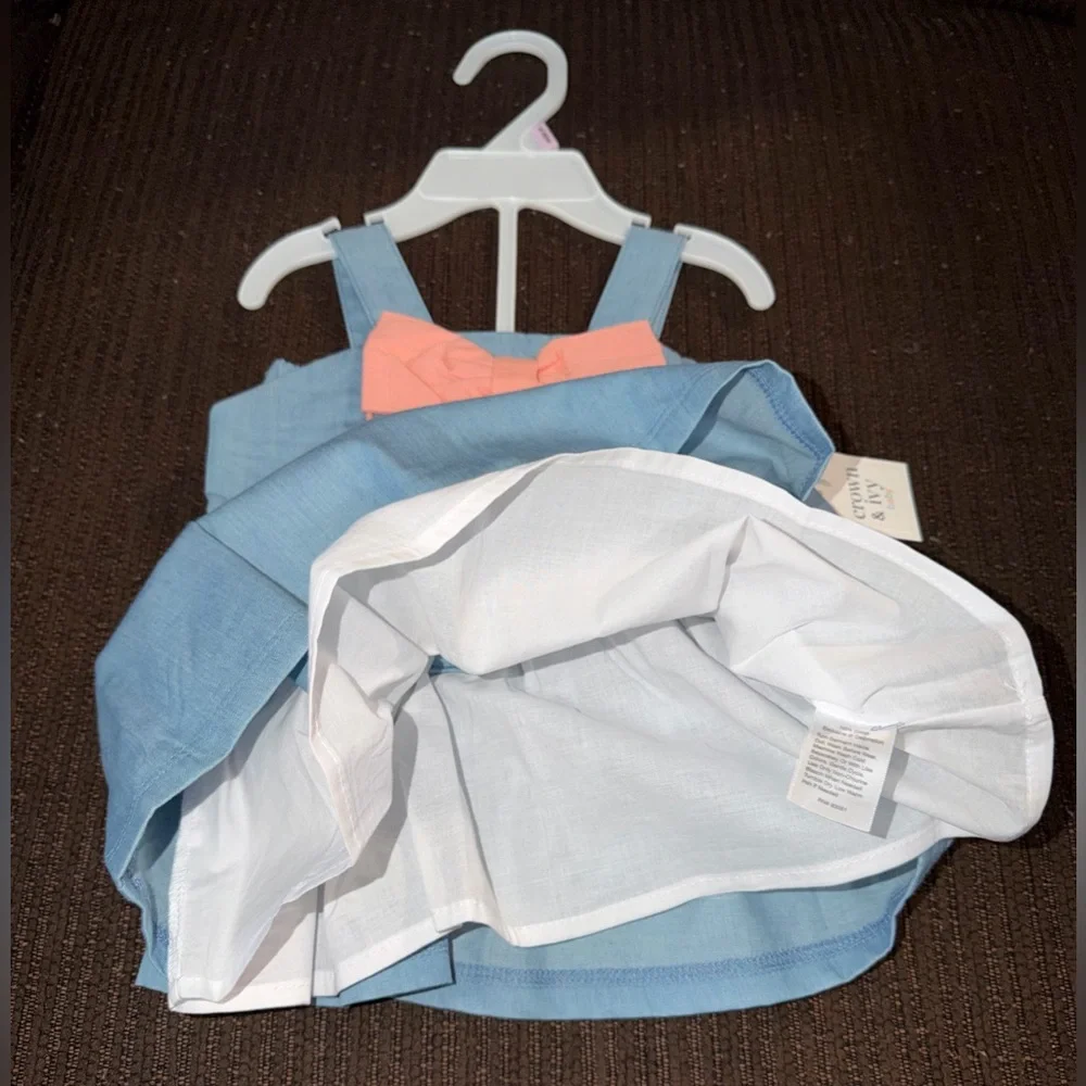 Crown & Ivy Blue and Pink Kids Matching Set - Picture 3 of 5